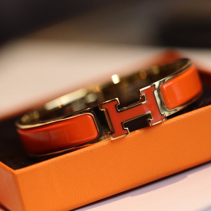 [Riva Jewelry]H BRACELET 12MM GOLD