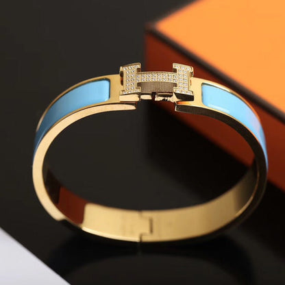 [Riva Jewelry]H CLOUD BLUE BRACELET GOLD DIAMOND
