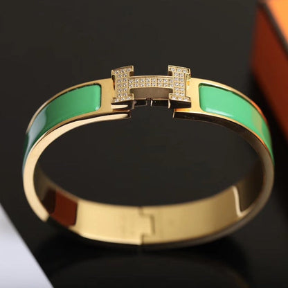 [Riva Jewelry]H BRACELET GOLD DIAMOND