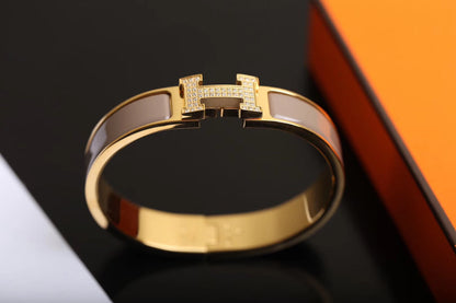 [Riva Jewelry]H BRACELET GOLD DIAMOND