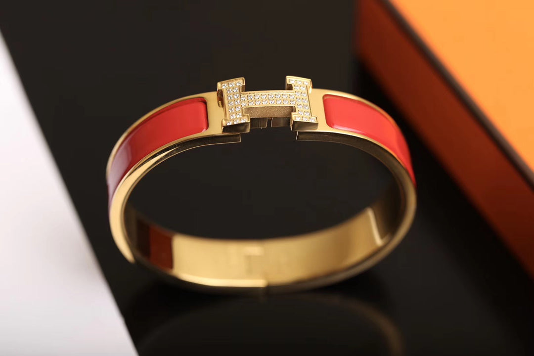 [Riva Jewelry]H BRACELET GOLD DIAMOND
