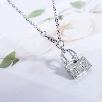 [Riva Jewelry]AMULETTE PEDANT SILVER NECKLACE