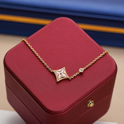 [Riva Jewelry]STAR 1 DIAMOND ROSE GOLD BRACELET