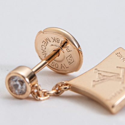 [Riva Jewelry]STAR DIAMONDS EARRINGS GOLD