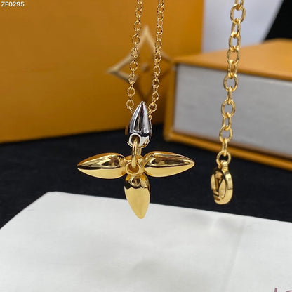 [Riva Jewelry]LOUISETTE PEDANT GOLD NECKLACE