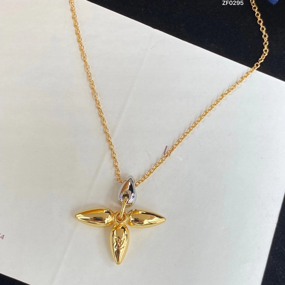 [Riva Jewelry]LOUISETTE PEDANT GOLD NECKLACE