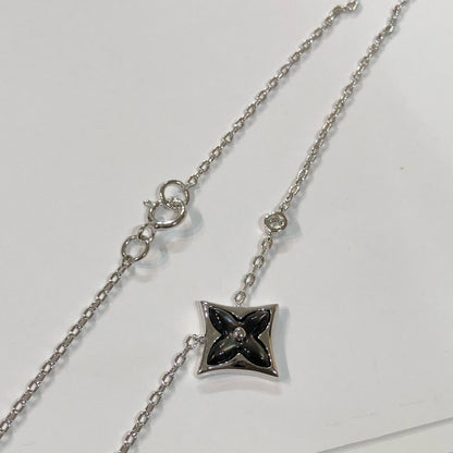[Riva Jewelry]STAR BLACK MOP NECKLACE