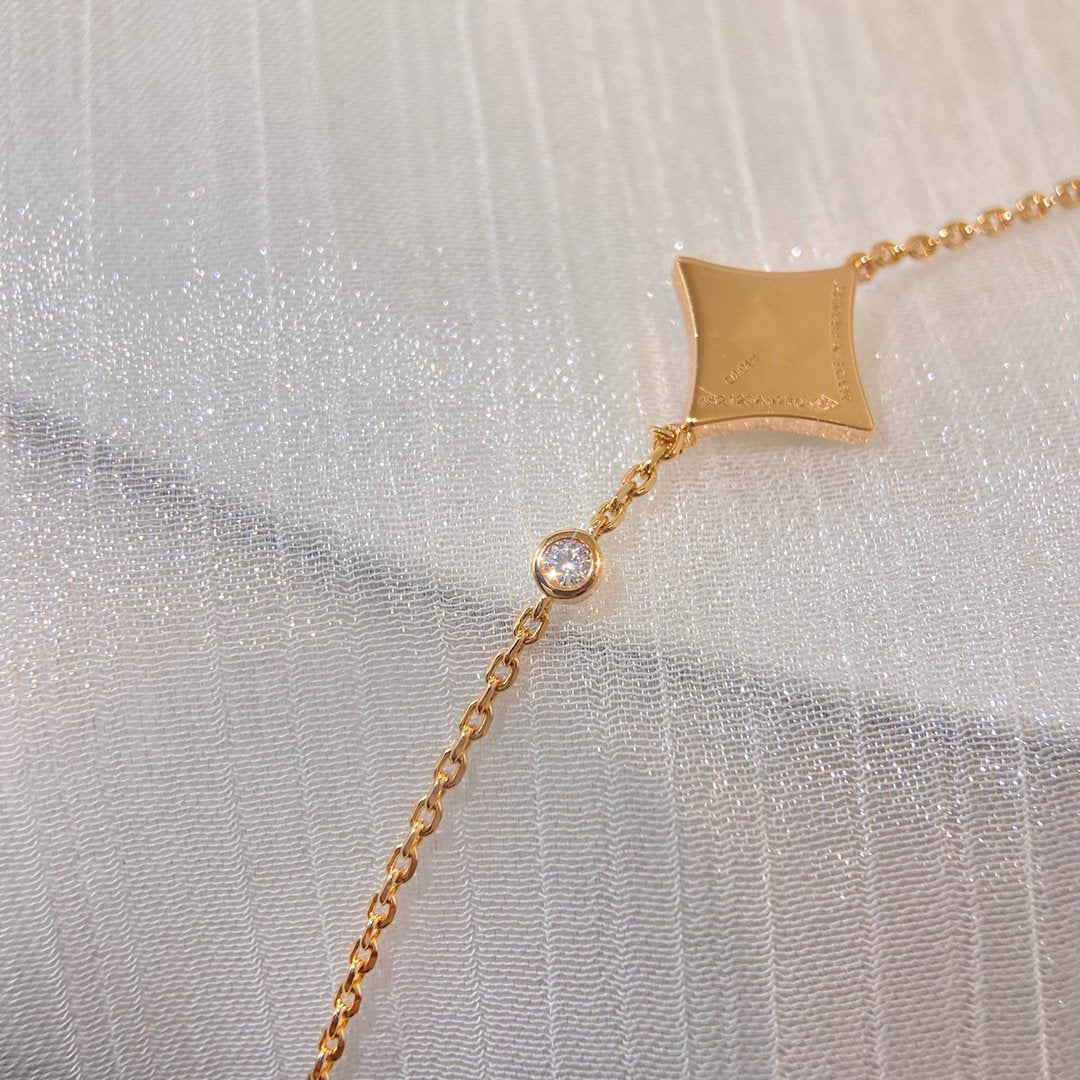 [Riva Jewelry]COLOR STAR CARNELIAN ROSE GOLD DIAMOND BRACELET