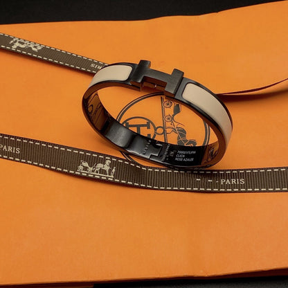 [Riva Jewelry]H BRACELET 12MM BLACK BEIGE CERAMIC