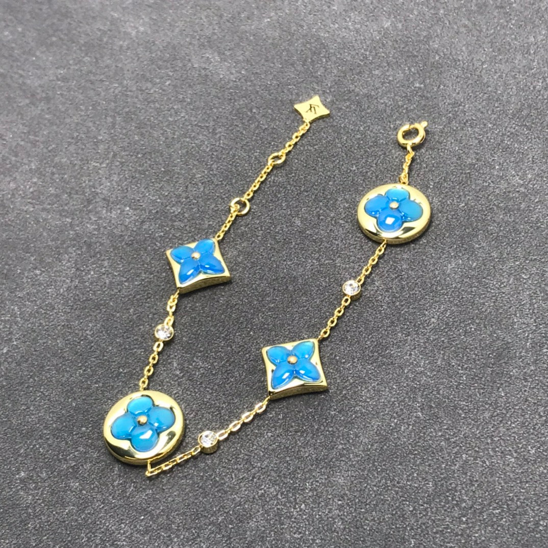 [Riva Jewelry]STAR AND SUN TURQUOISE 4 MOTIFS 3 DIAMONDS