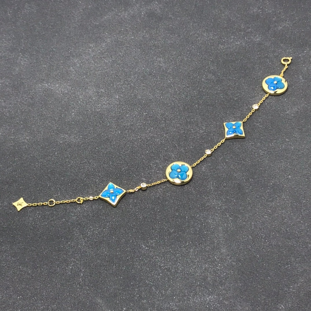 [Riva Jewelry]STAR AND SUN TURQUOISE 4 MOTIFS 3 DIAMONDS