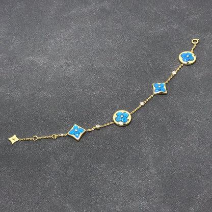 [Riva Jewelry]STAR AND SUN TURQUOISE 4 MOTIFS 3 DIAMONDS