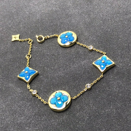 [Riva Jewelry]STAR AND SUN TURQUOISE 4 MOTIFS 3 DIAMONDS