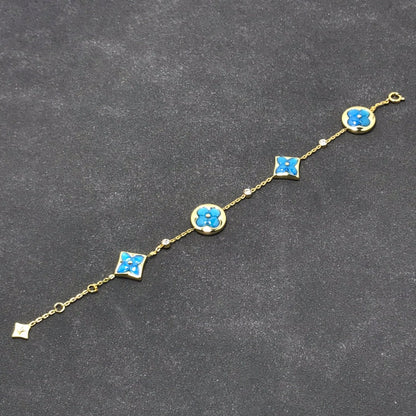 [Riva Jewelry]STAR AND SUN TURQUOISE 4 MOTIFS 3 DIAMONDS