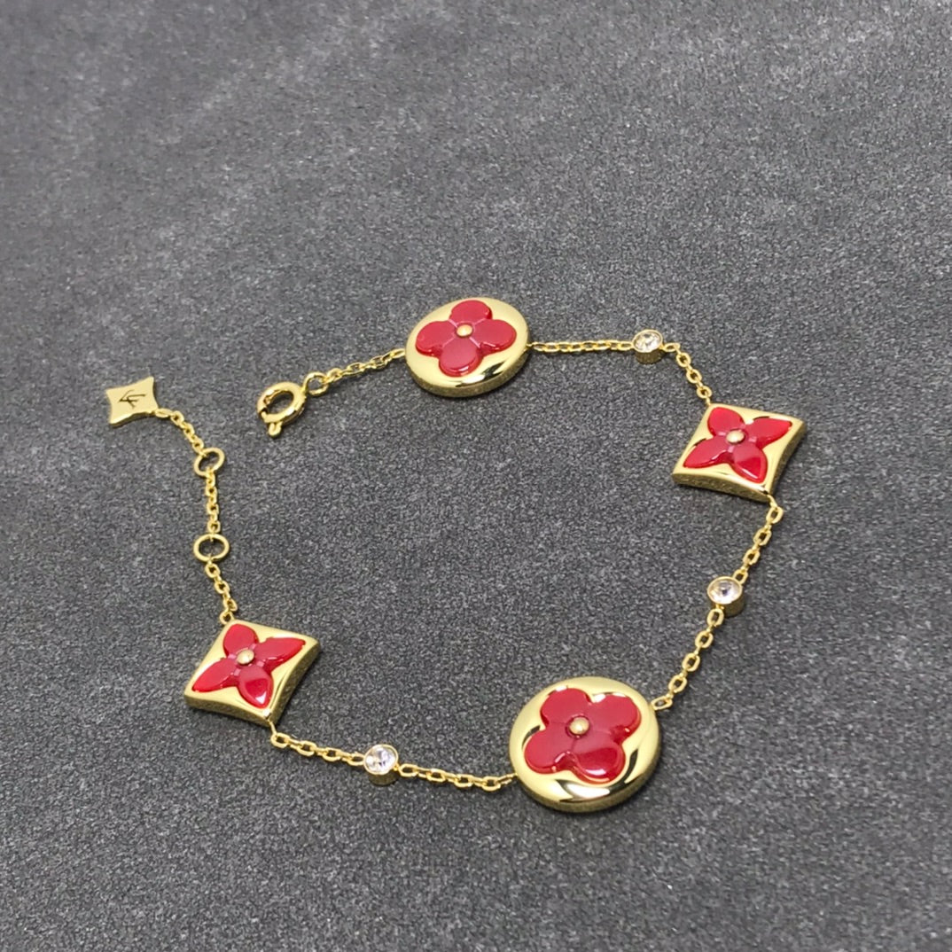 [Riva Jewelry]STAR AND SUN CARNELIAN 4 MOTIFS 3 DIAMONDS