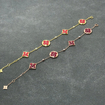 [Riva Jewelry]STAR AND SUN CARNELIAN 4 MOTIFS 3 DIAMONDS