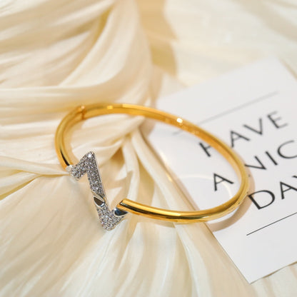 [Riva Jewelry]VOLTE UPSITE DOWN GOLD DIAMOND BRACELET