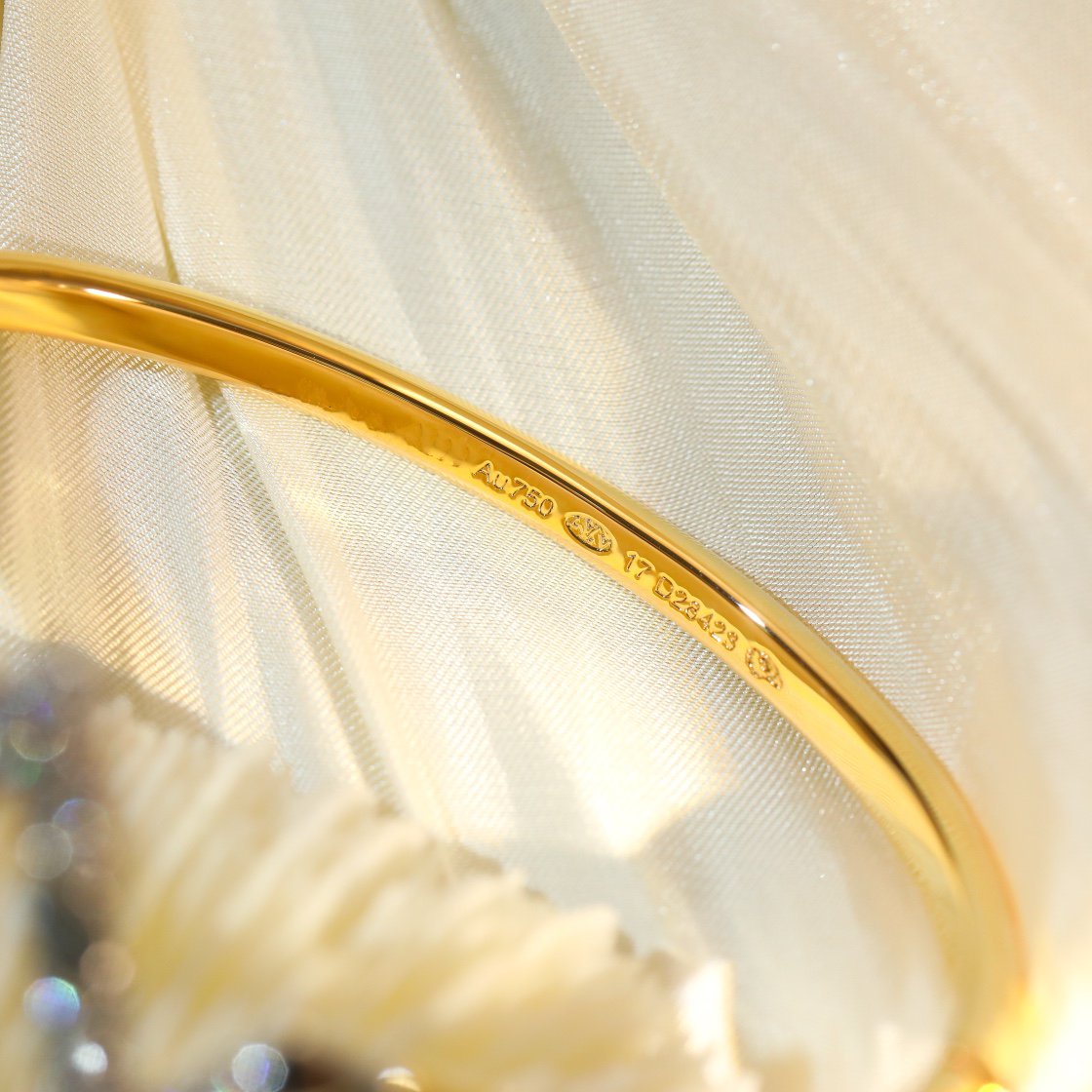 [Riva Jewelry]VOLTE UPSITE DOWN GOLD DIAMOND BRACELET