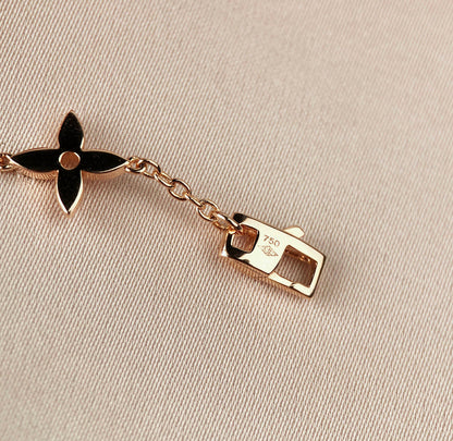 [Riva Jewelry]STAR AND SUN 7 MOTIFS GOLD BRACELET