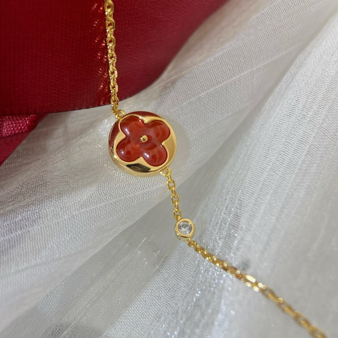 [Riva Jewelry]SUN PEDANT CARNELIAN BRACELET