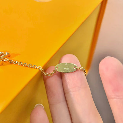 [Riva Jewelry]LOGO STAR MOTIF GOLD BRACELET