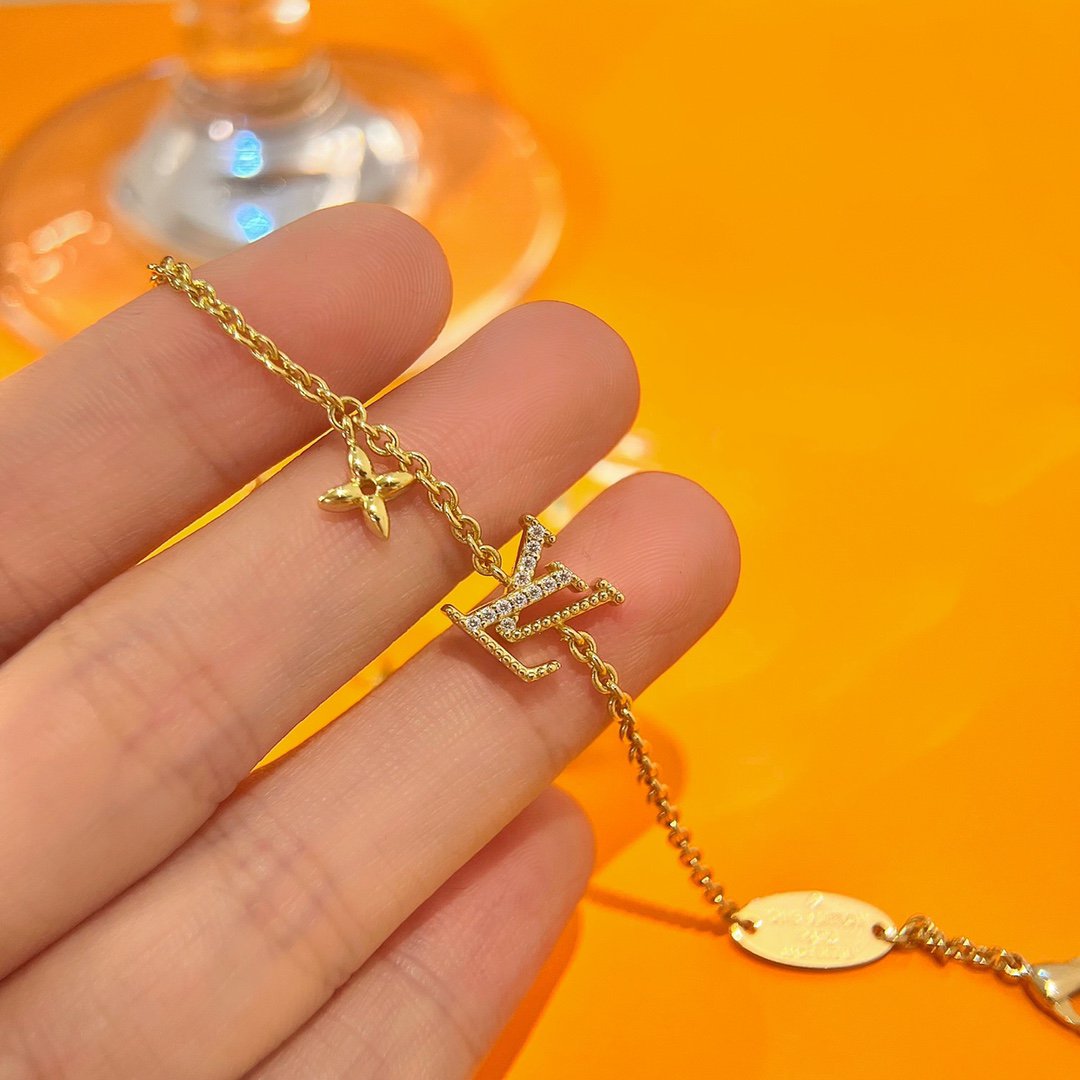 [Riva Jewelry]LOGO STAR MOTIF GOLD BRACELET