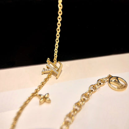 [Riva Jewelry]LOGO STAR MOTIF GOLD BRACELET