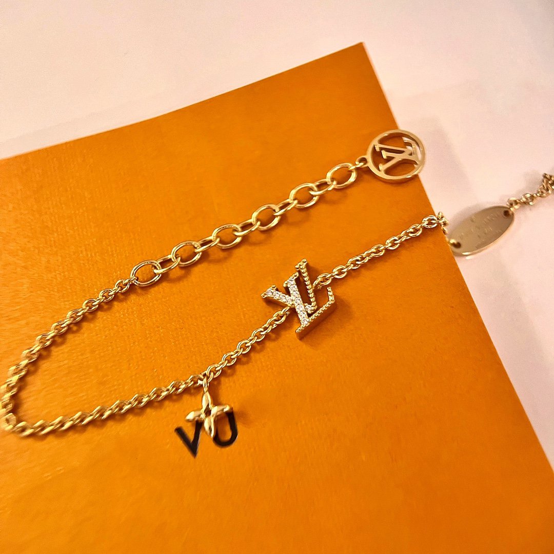 [Riva Jewelry]LOGO STAR MOTIF GOLD BRACELET