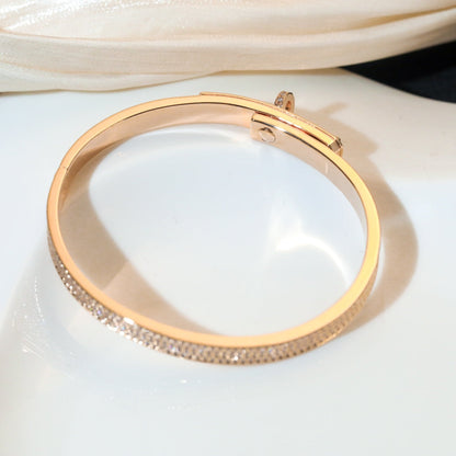 [Riva Jewelry]KELLY BRACELET DIAMOND PAVED