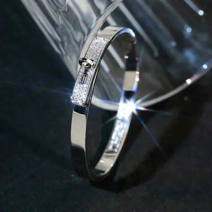 [Riva Jewelry]KELLY SILVER DIAMOND BRACELET