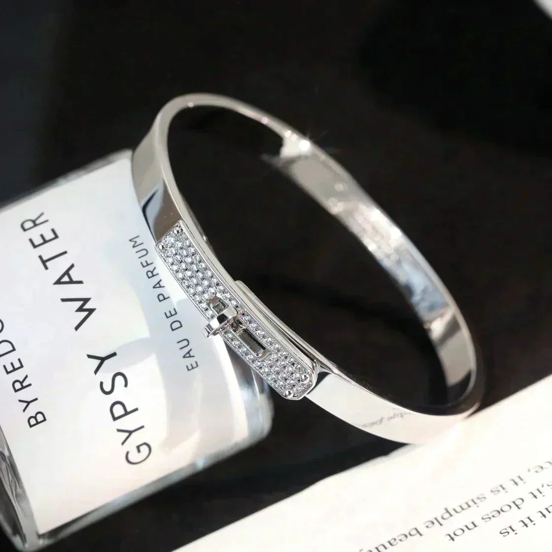 [Riva Jewelry]KELLY SILVER DIAMOND BRACELET