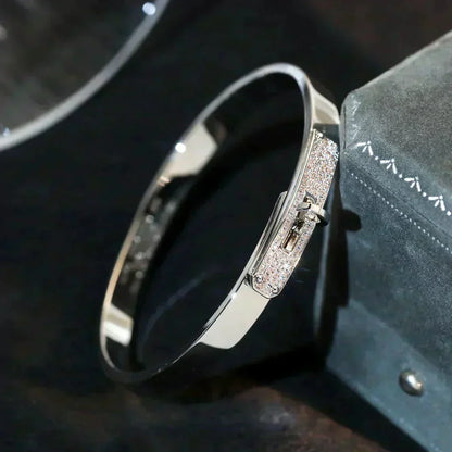 [Riva Jewelry]KELLY SILVER DIAMOND BRACELET