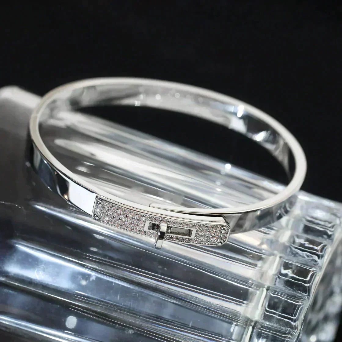 [Riva Jewelry]KELLY SILVER DIAMOND BRACELET