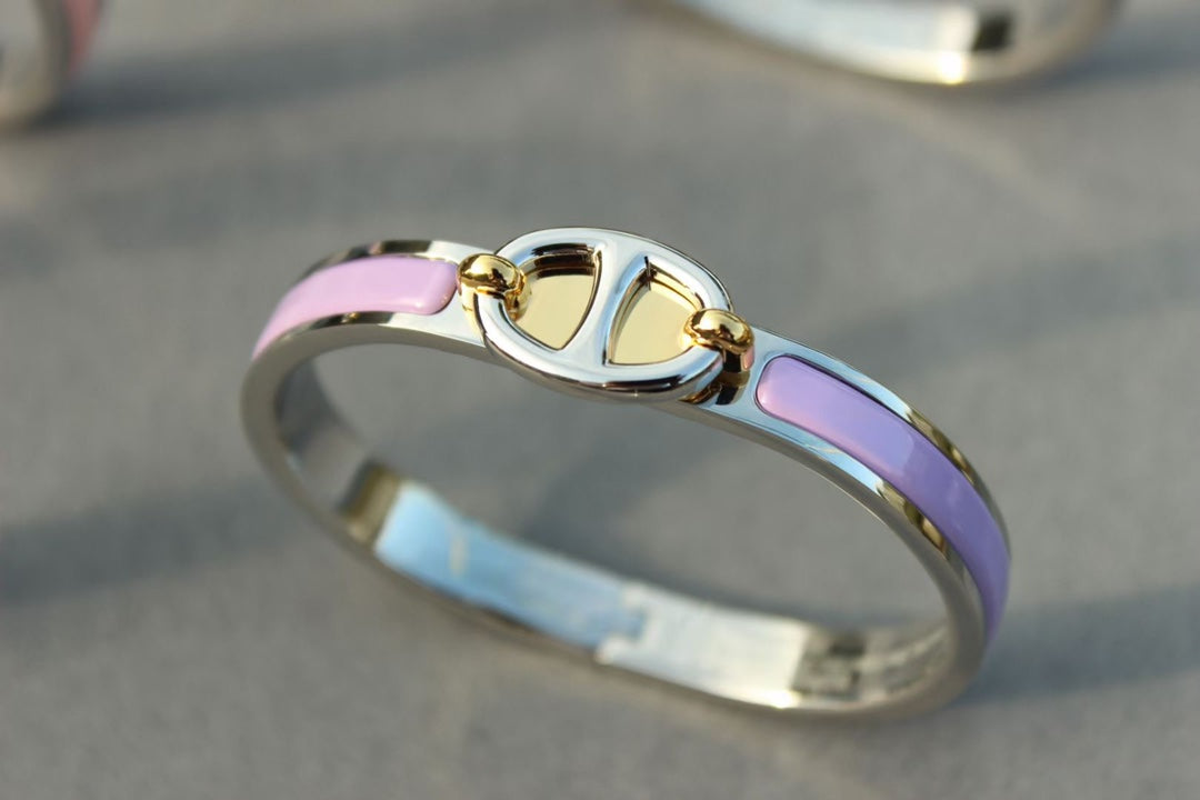 [Riva Jewelry]CLIC CHAINE SILVER BRACELET