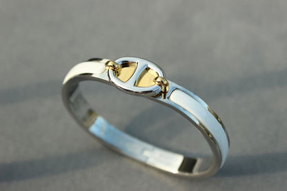 [Riva Jewelry]CLIC CHAINE SILVER BRACELET