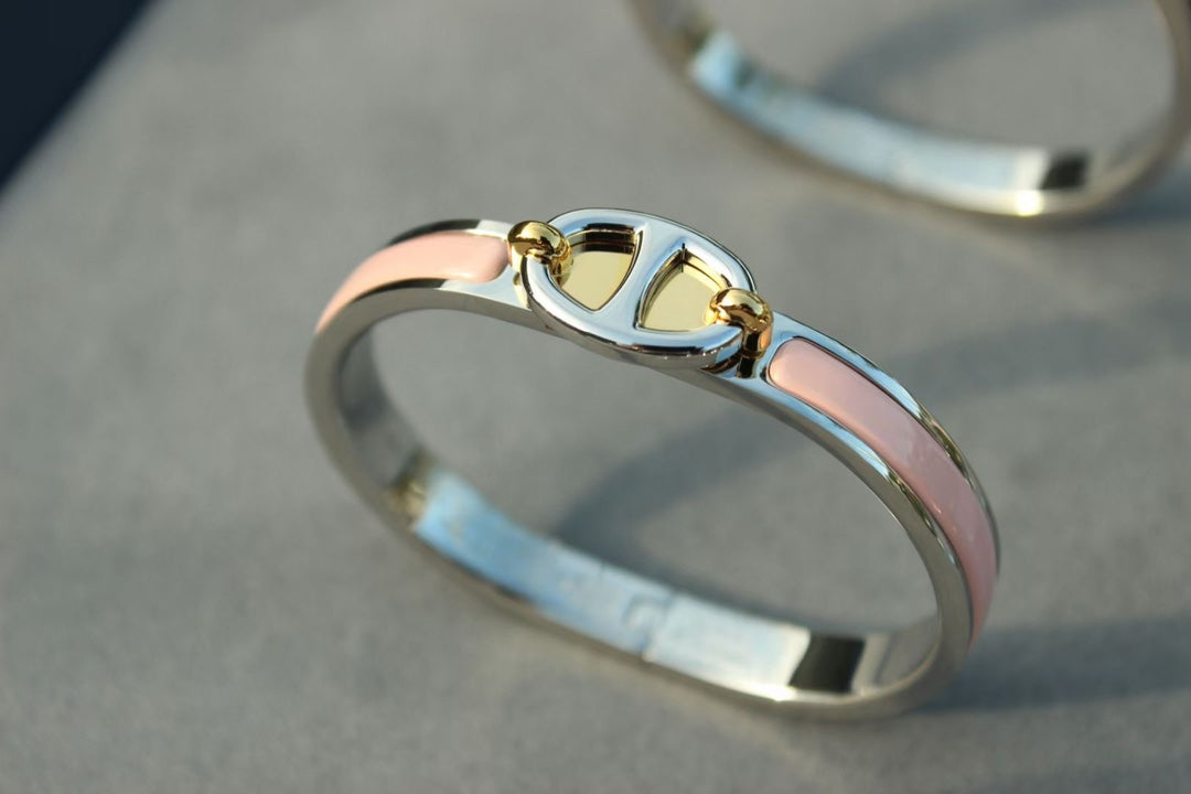 [Riva Jewelry]CLIC CHAINE SILVER BRACELET