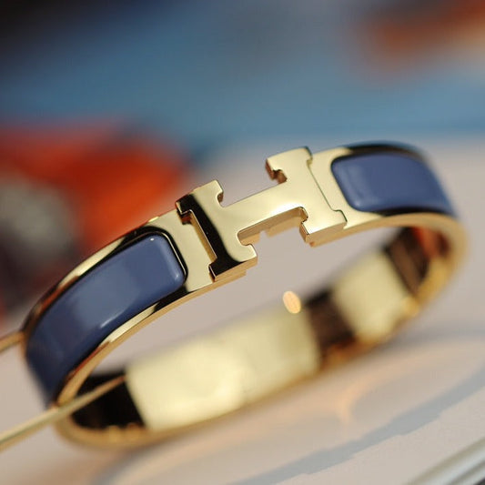 [Riva Jewelry]H BRACELET 12MM BLUE GRAY
