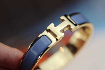 [Riva Jewelry]H BRACELET 12MM BLUE GRAY