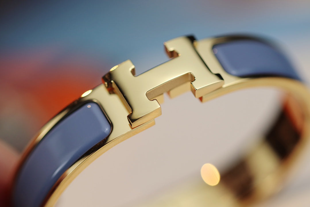 [Riva Jewelry]H BRACELET 12MM BLUE GRAY