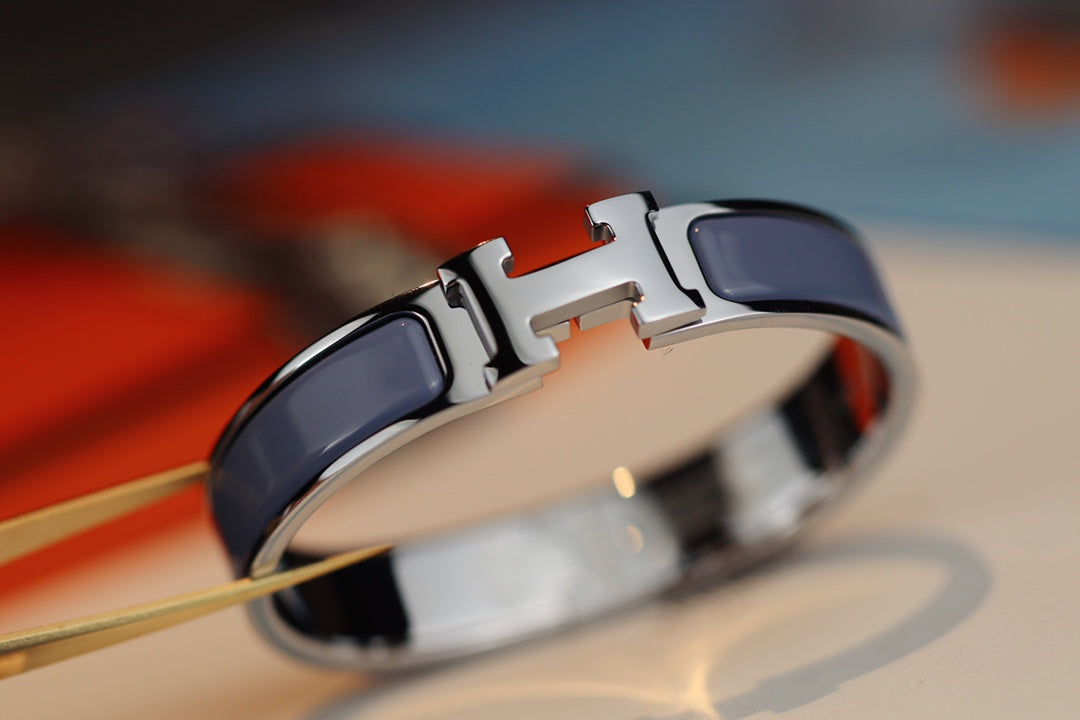 [Riva Jewelry]H BRACELET 12MM BLUE GRAY