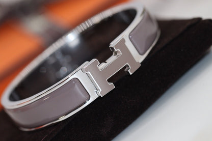 [Riva Jewelry]H BRACELET 12MM BROWN