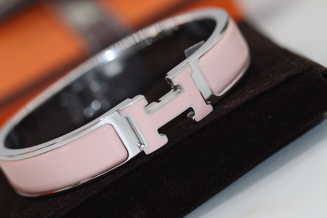 [Riva Jewelry]H BRACELET 12MM PINK