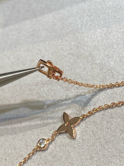 [Riva Jewelry]STAR DIAMOND ROSE GOLD BRACELET