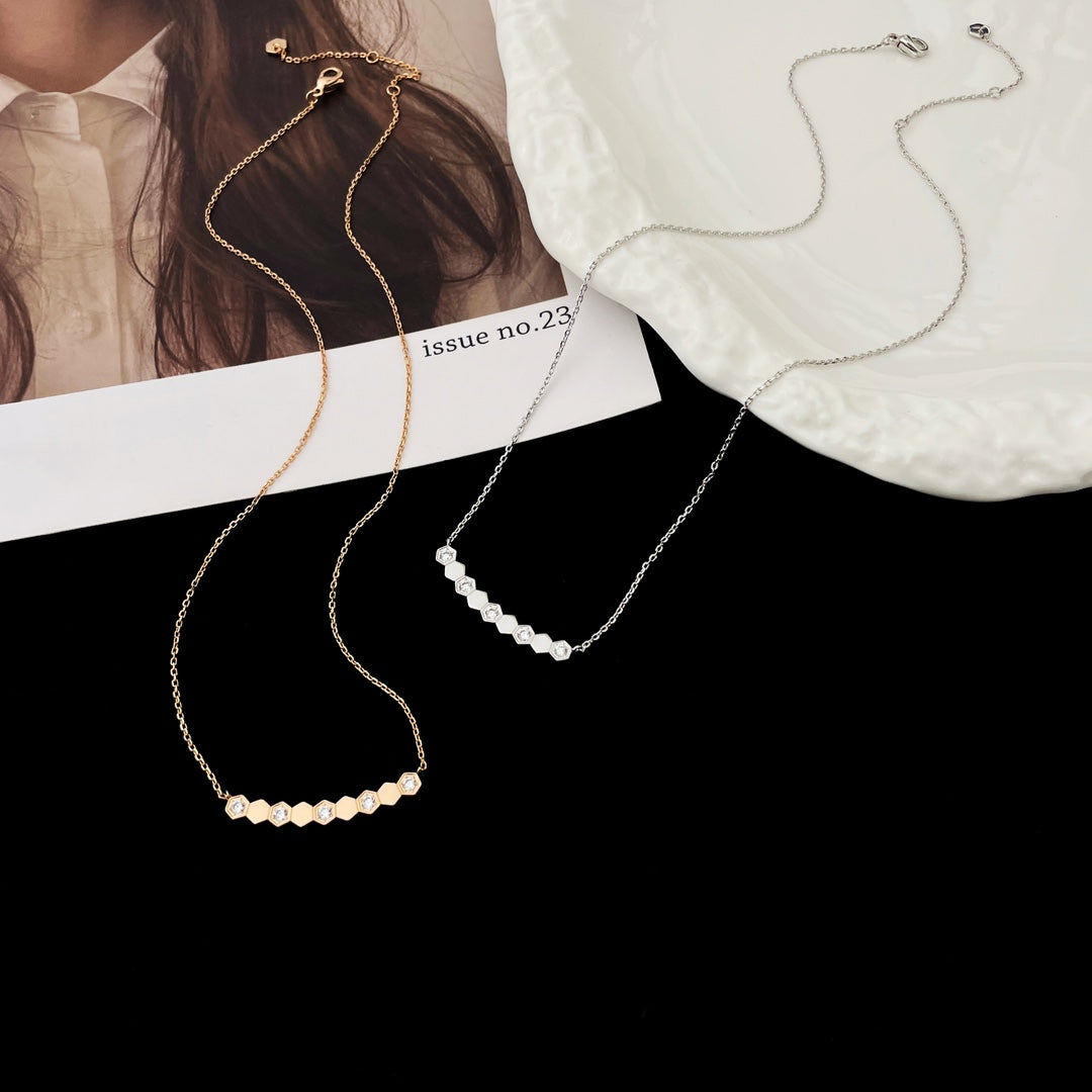 [Riva Jewelry]BEE MY LOVE DIAMOND NECKLACE