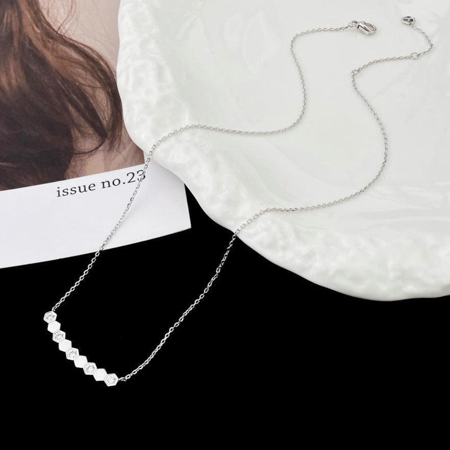 [Riva Jewelry]BEE MY LOVE DIAMOND NECKLACE