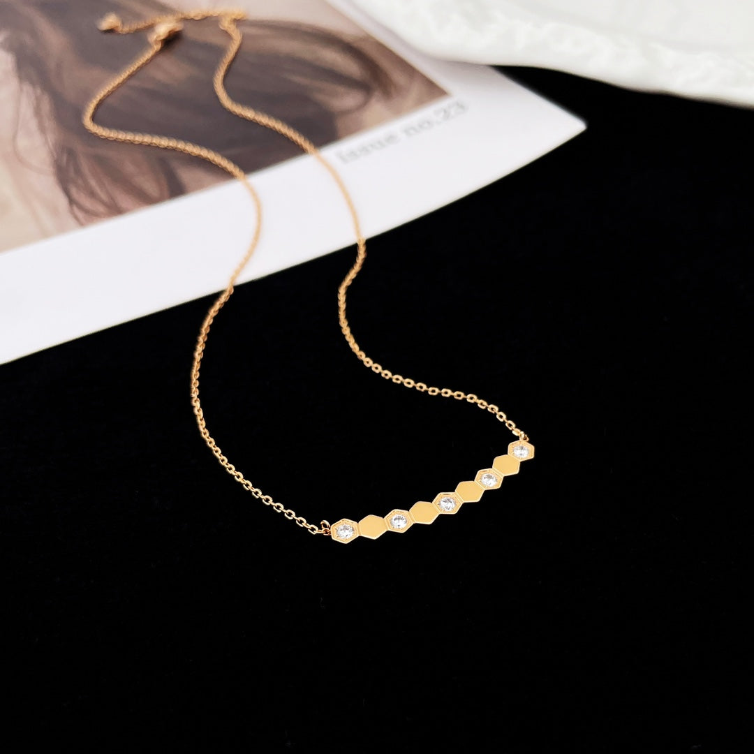 [Riva Jewelry]BEE MY LOVE DIAMOND NECKLACE