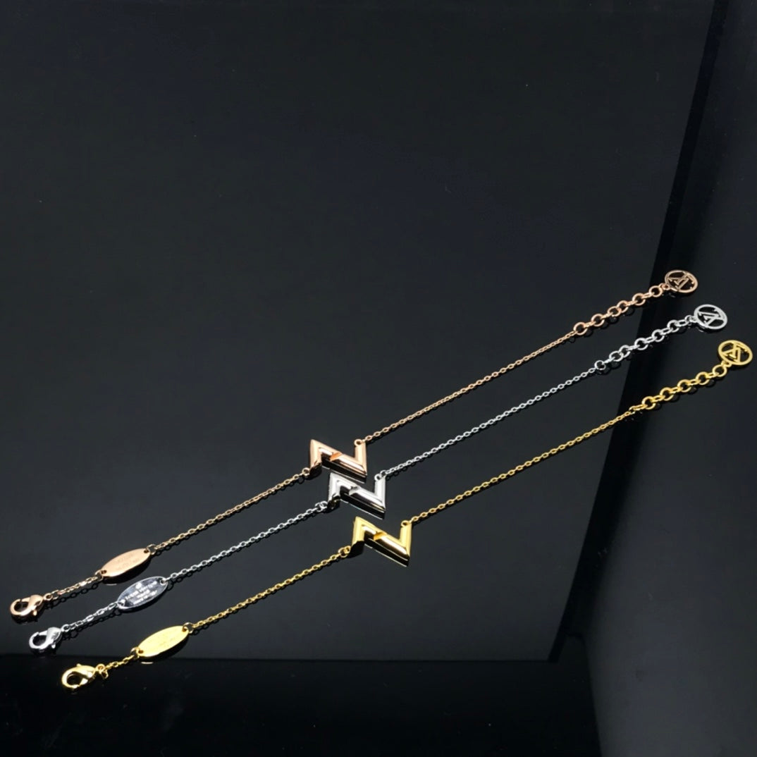 [Riva Jewelry]VOLT LV LOGO BRACELET