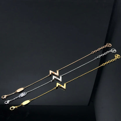 [Riva Jewelry]VOLT LV LOGO BRACELET
