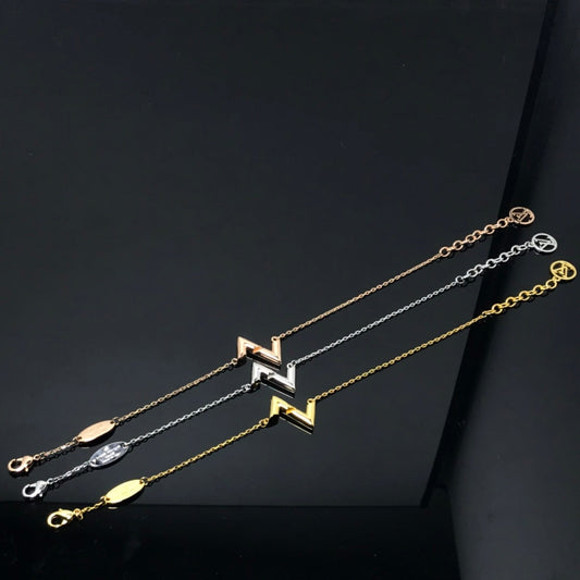 [Riva Jewelry]VOLT LV LOGO BRACELET