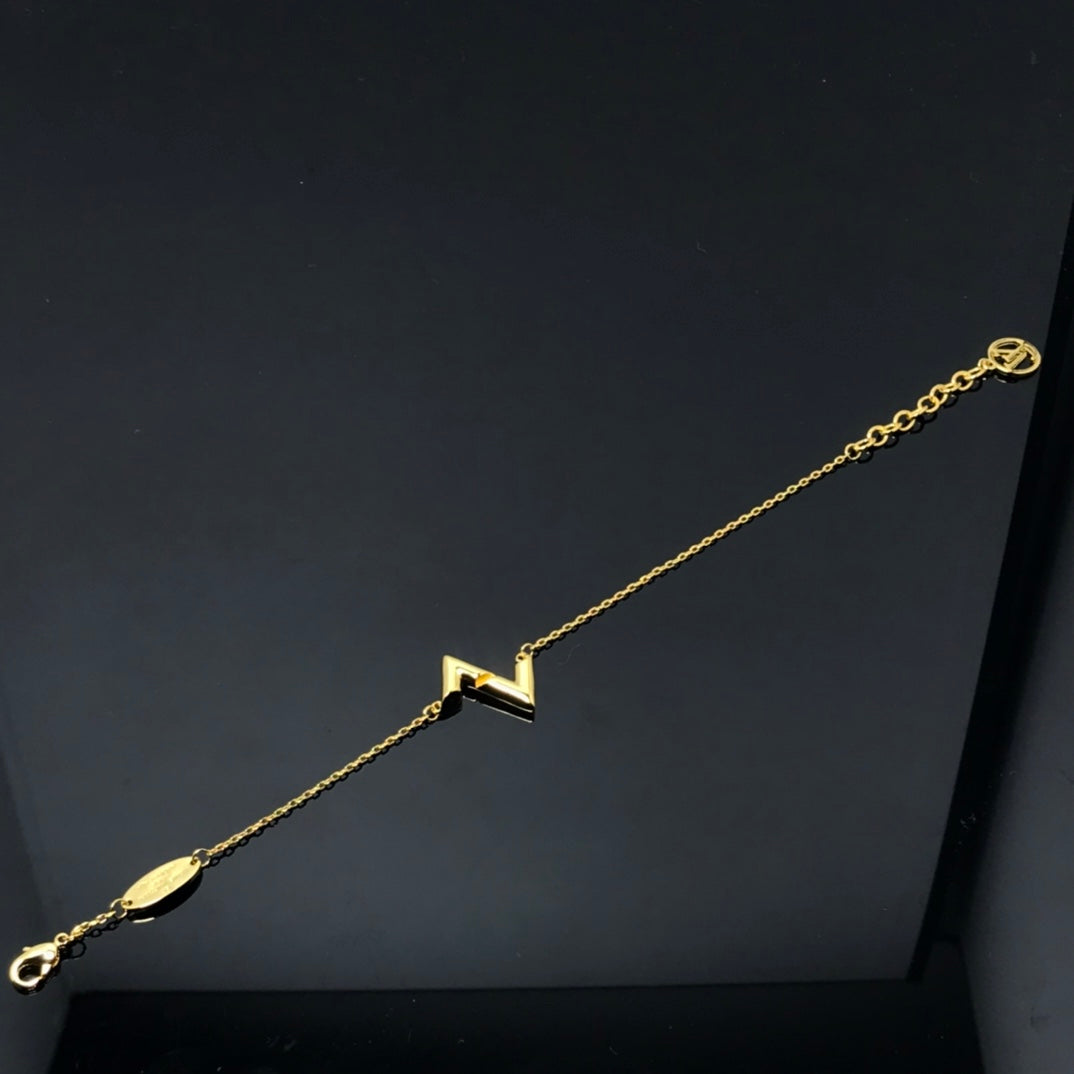 [Riva Jewelry]VOLT LV LOGO BRACELET